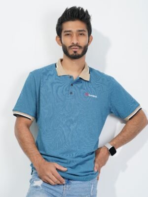Men's Polo-Sky Blue