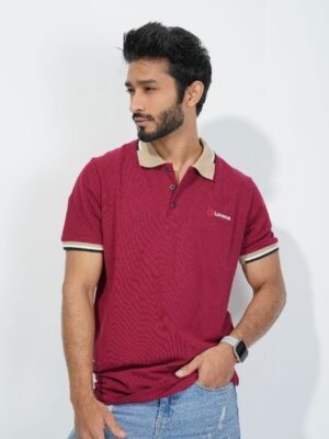 Men's Polo-Maroon Ember