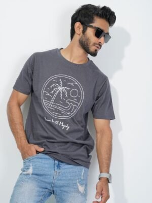 Basic T-Shirt-Deep Ash
